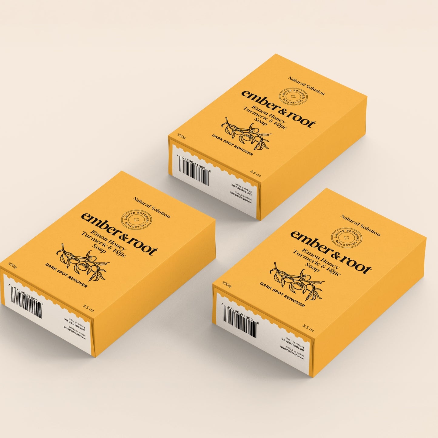 Lemon Honey Turmeric Kojic Soap