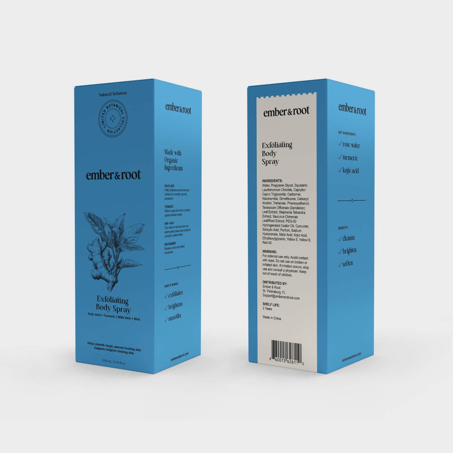 Kojic Acid Turmeric Body Spray