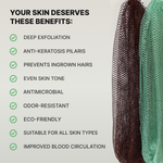 African Exfoliating Body Net Sponge