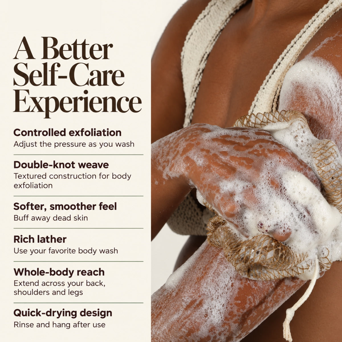 African Exfoliating Body Net