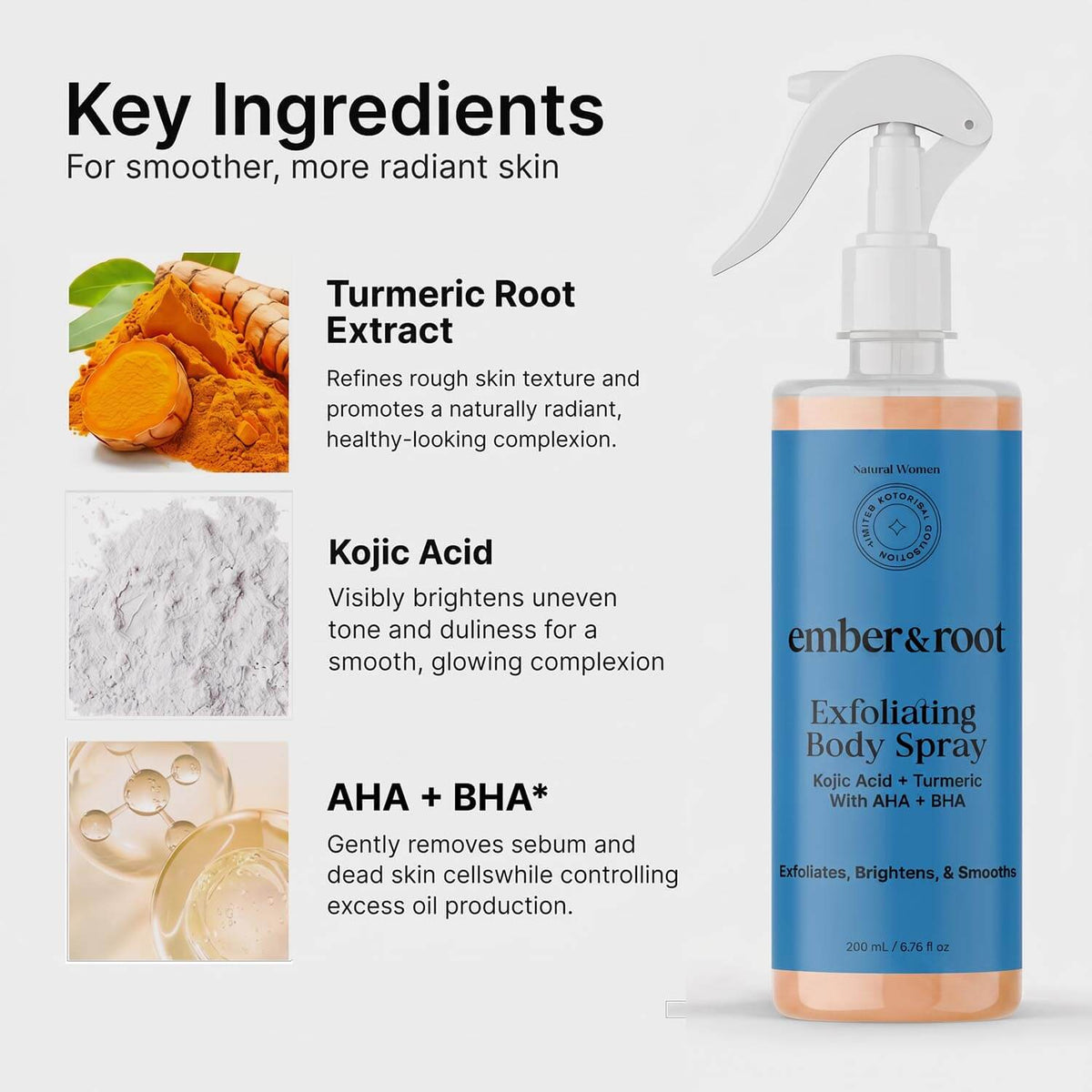 Kojic Acid Turmeric Body Spray